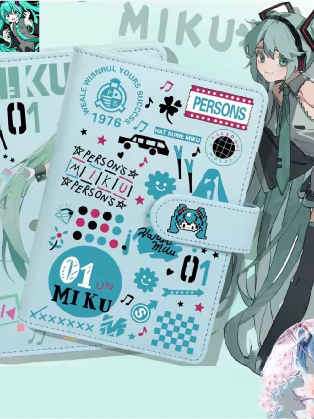 Hatsune Miku Anime Kawaii Notebook – Cute Stationery for Fans